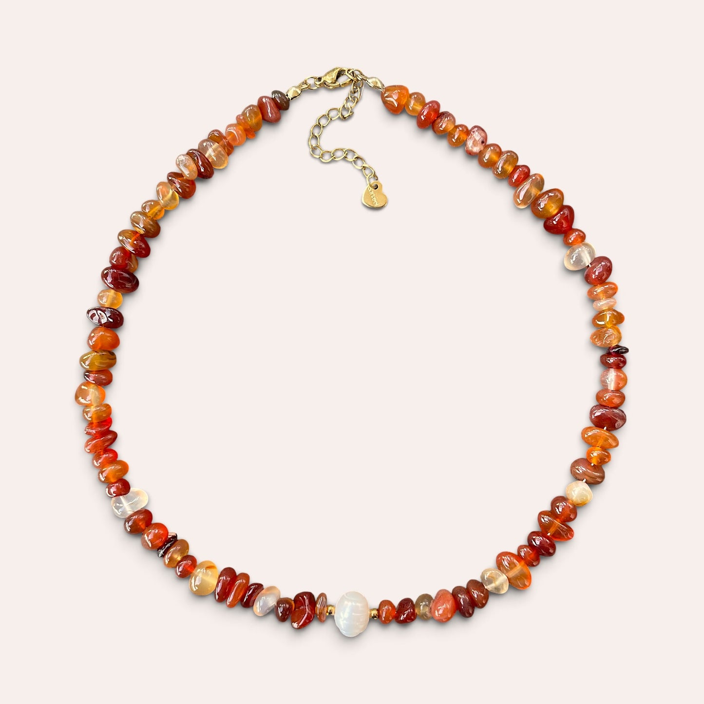 LE COLLIER SAFIA - CORNALINE