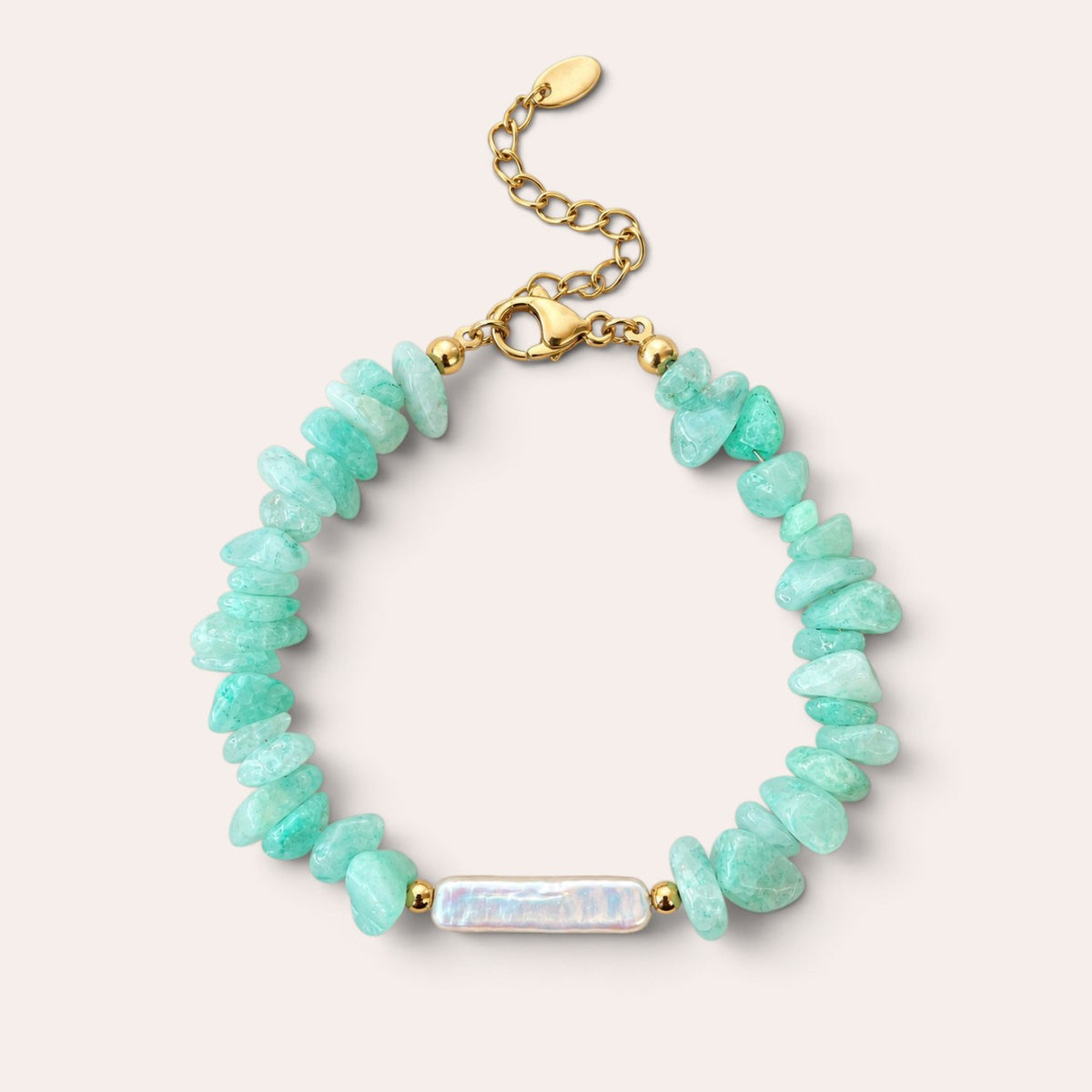 LE BRACELET SAFIA - AMAZONITE