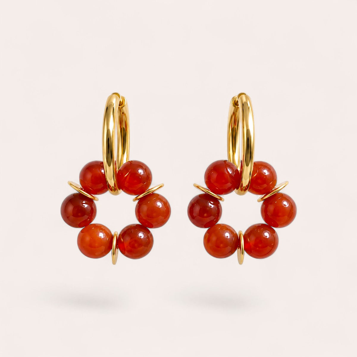 LES BOUCLES LISE - CORNALINE