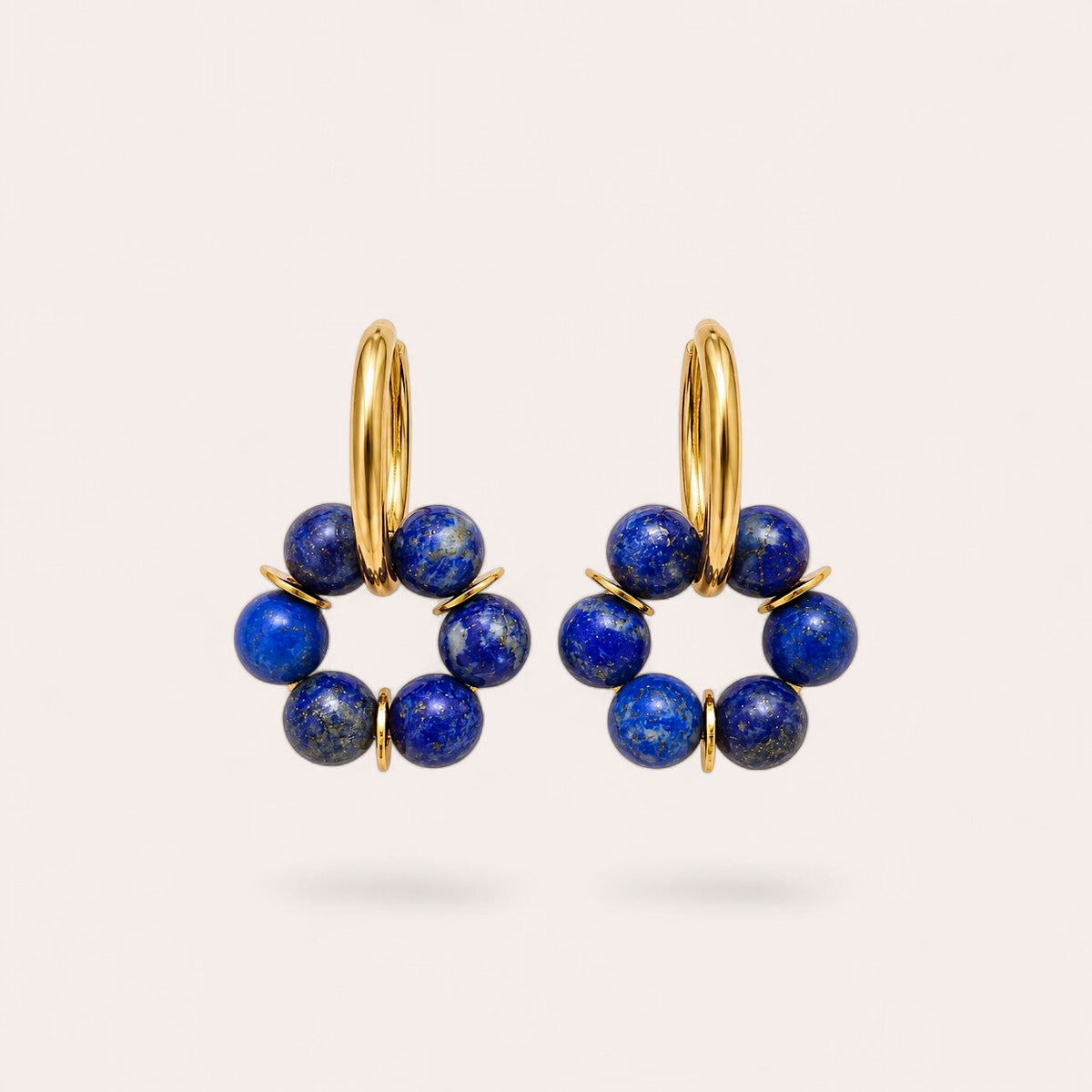 LES BOUCLES LISE - LAPIS LAZULI