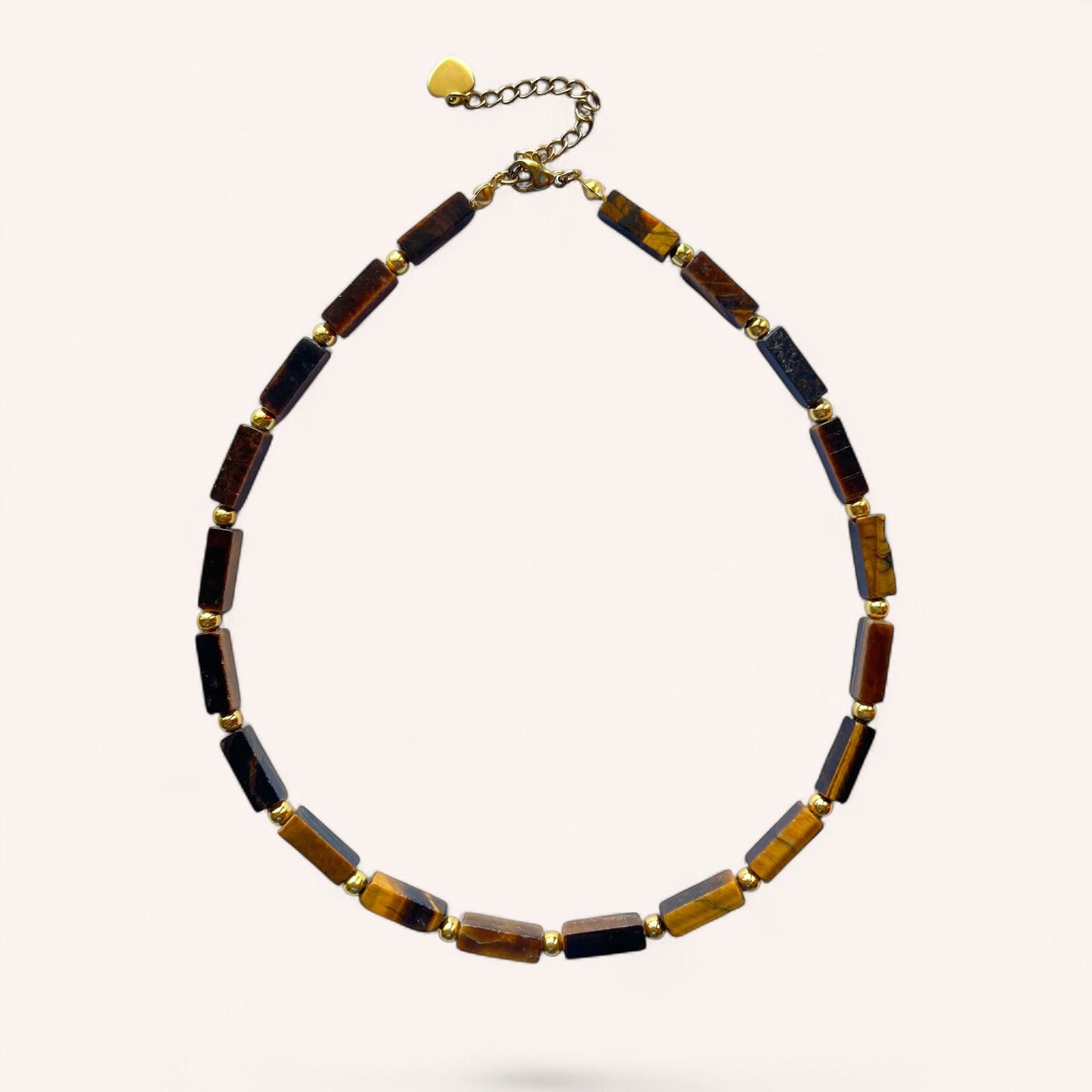 Le collier Adélaide - Oeil du tigre