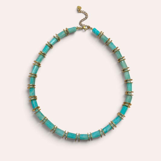 LE COLLIER THEODORA - AMAZONITE