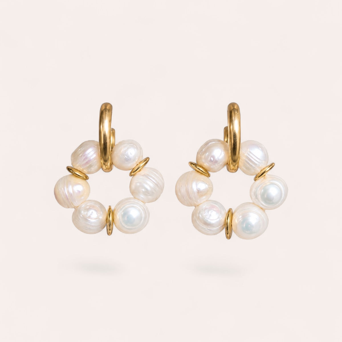 LES BOUCLES LISE - PERLES D’EAU DOUCE