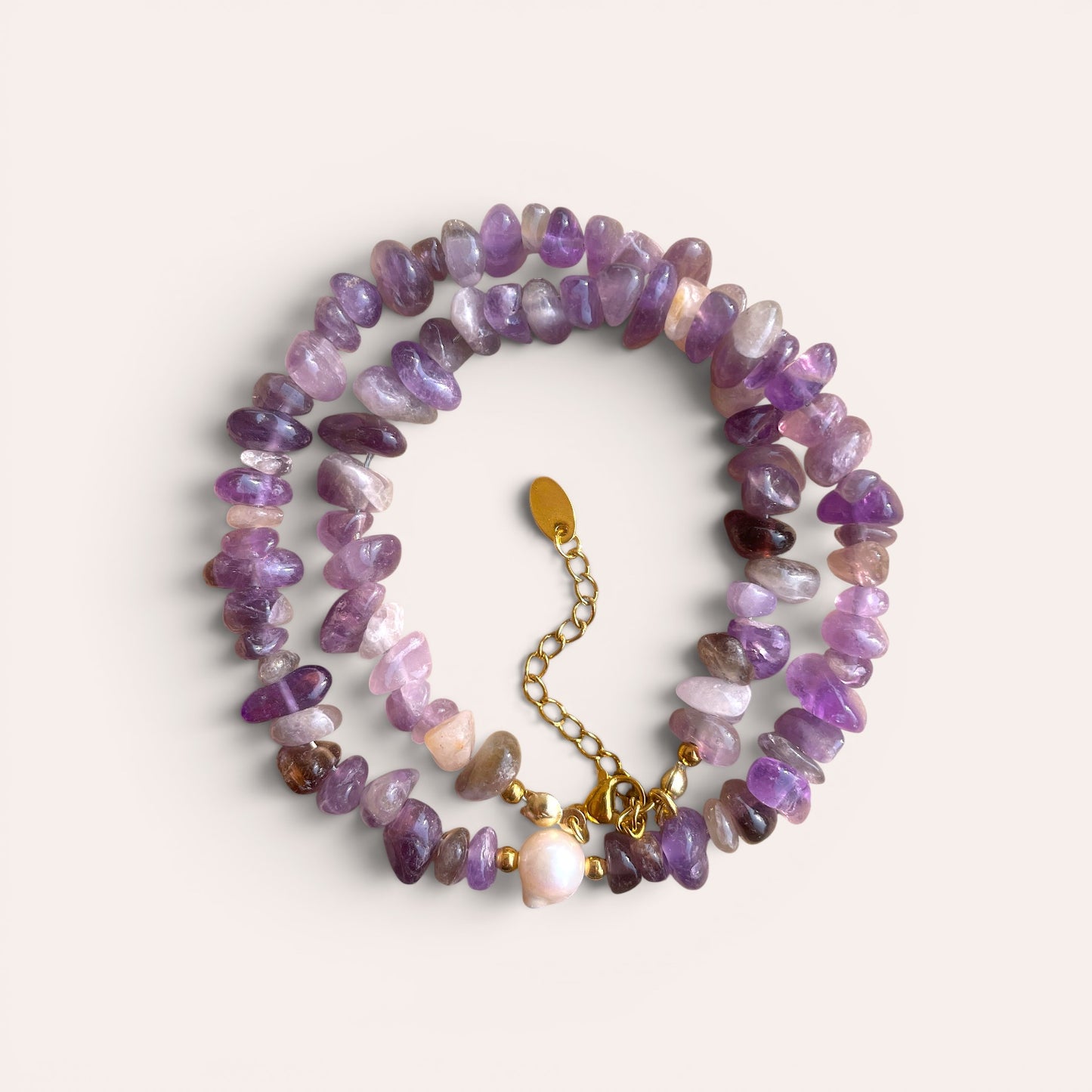 LE COLLIER SAFIA - AMÉTHYSTE