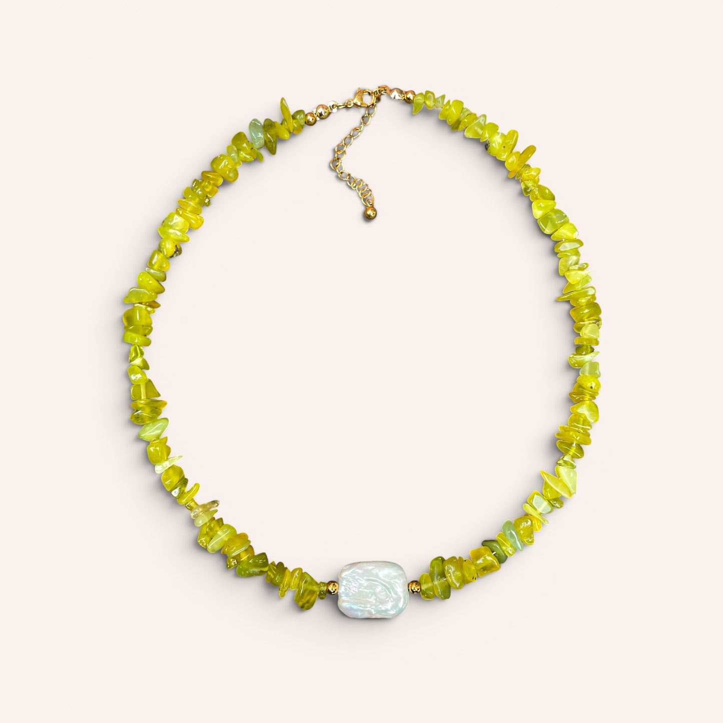 LE COLLIER SAFIA - NÉPHRITE