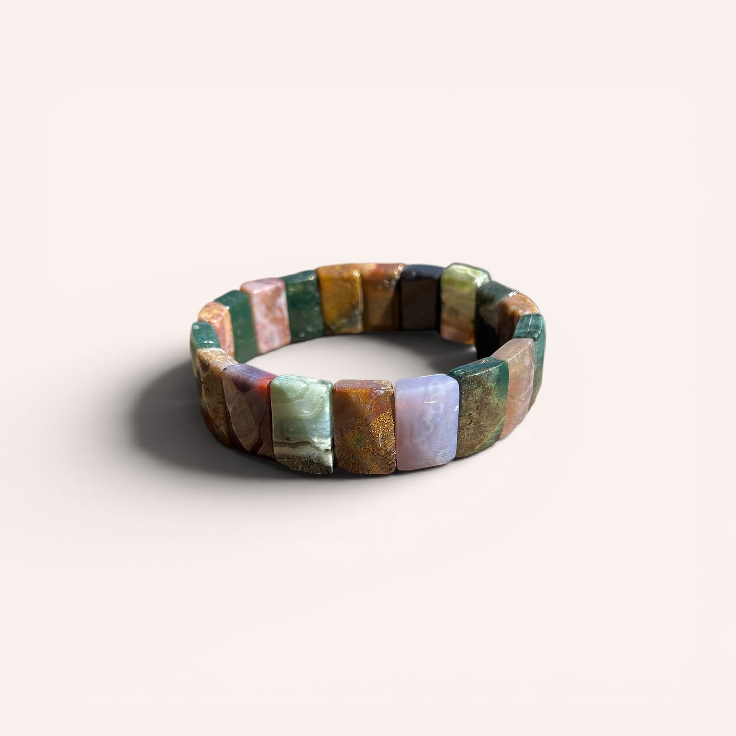 LE BRACELET JONC - AGATE INDIENNE