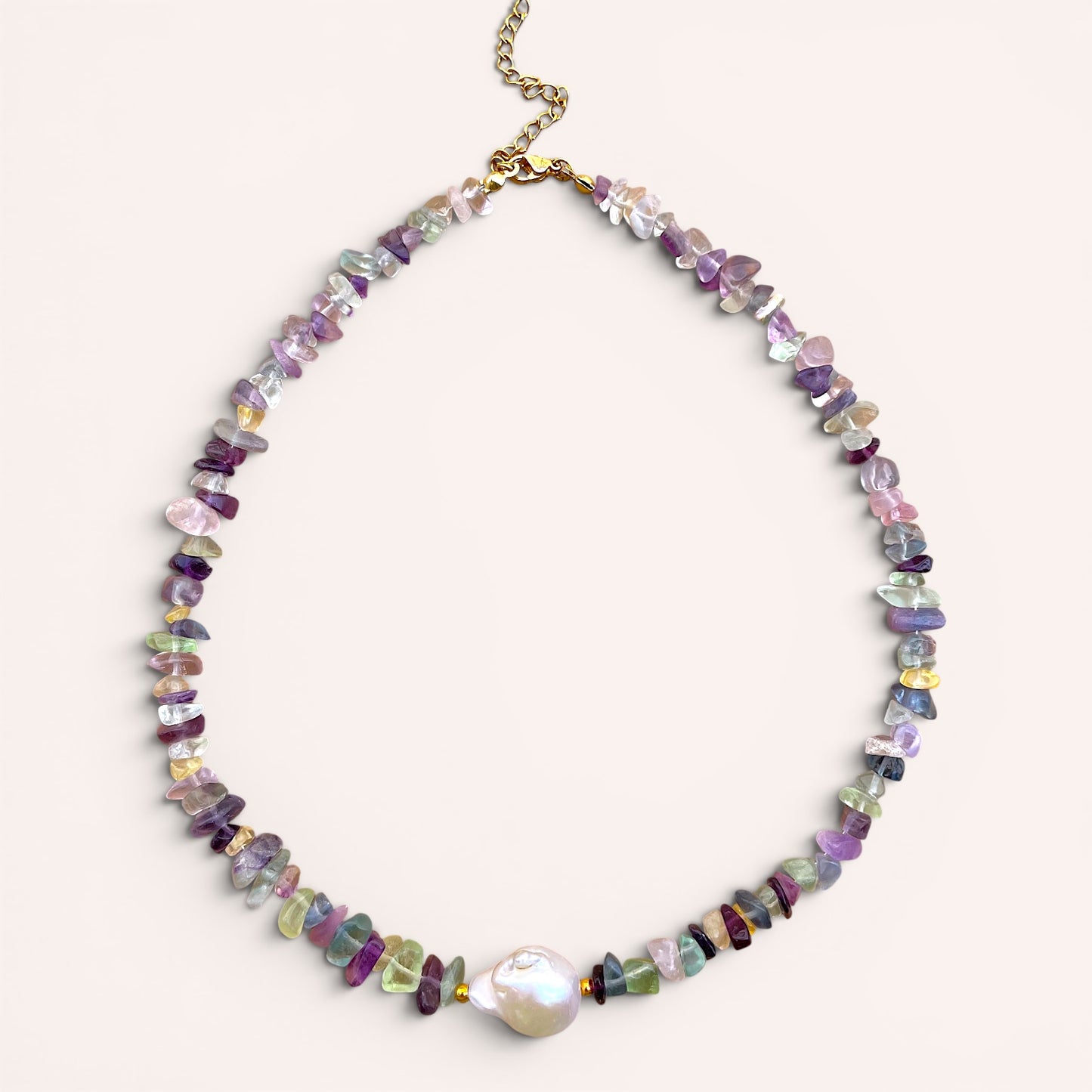 LE COLLIER SAFIA - FLUORITE