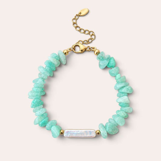 LE BRACELET SAFIA - AMAZONITE