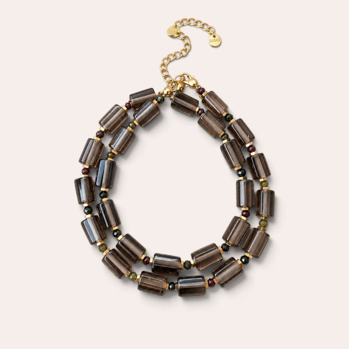 LE COLLIER THEODORA - QUARTZ FUME
