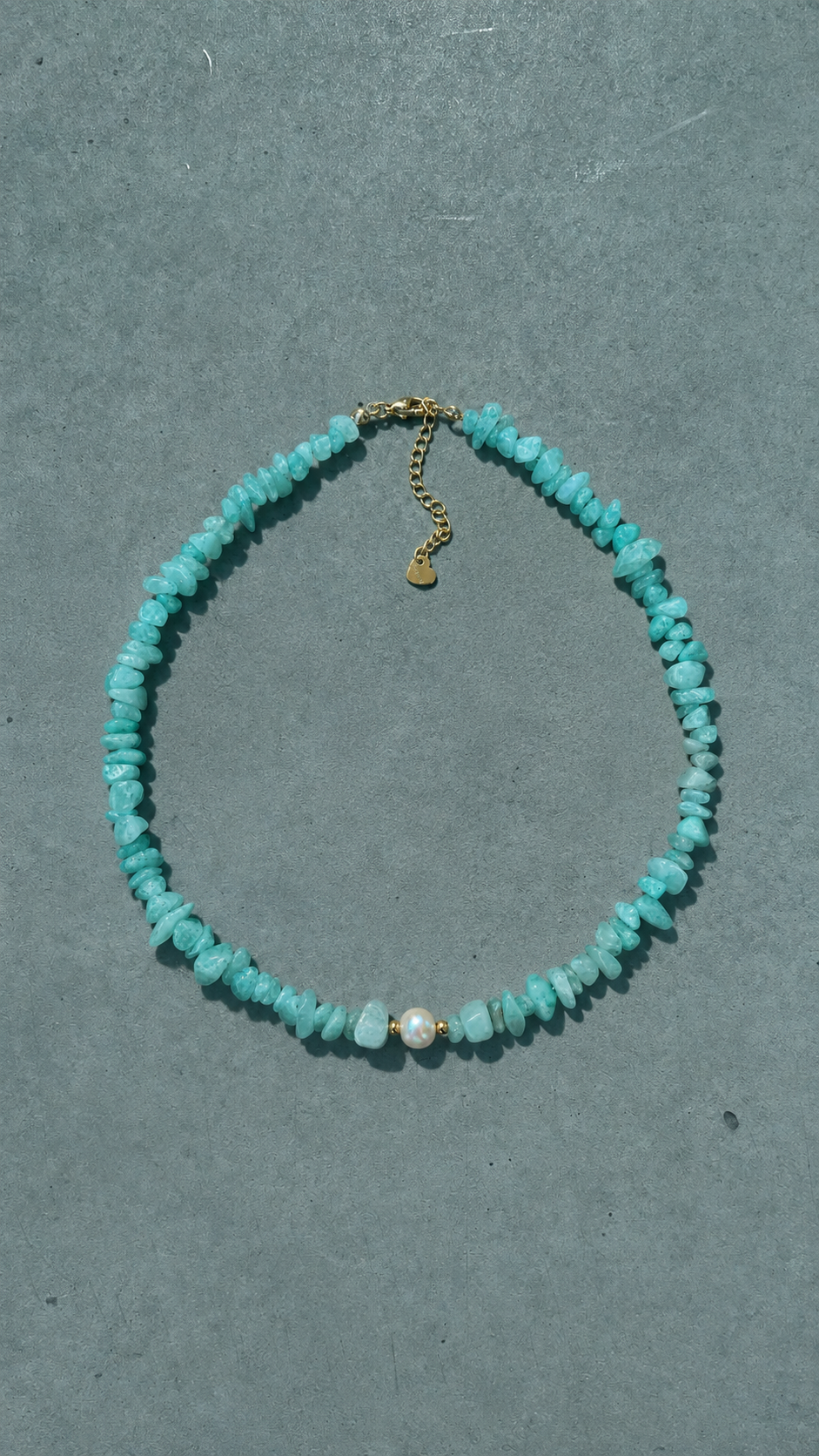 LE COLLIER SAFIA - AMAZONITE