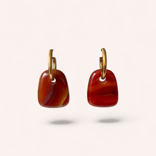 LES BOUCLES COLETTE - CORNALINE