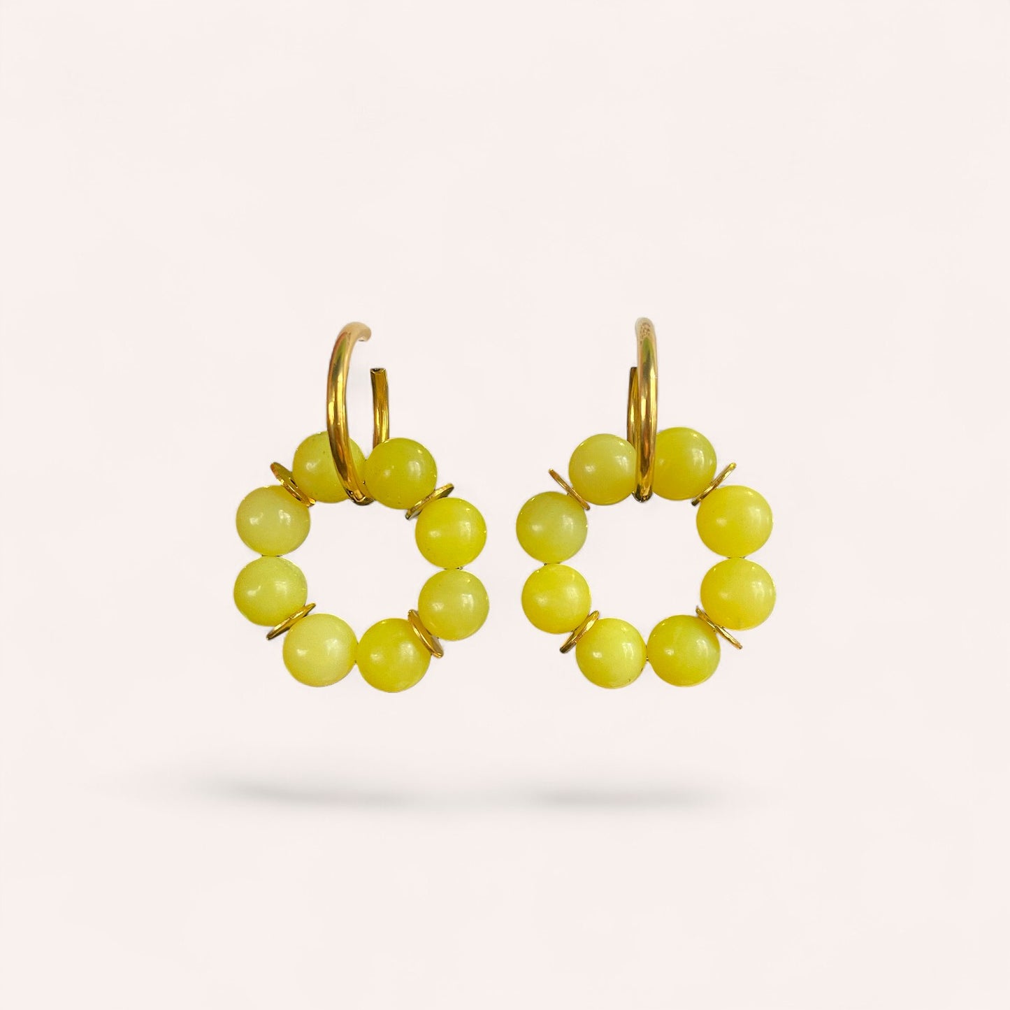 LES BOUCLES LISE - JADE NÉPHRITE