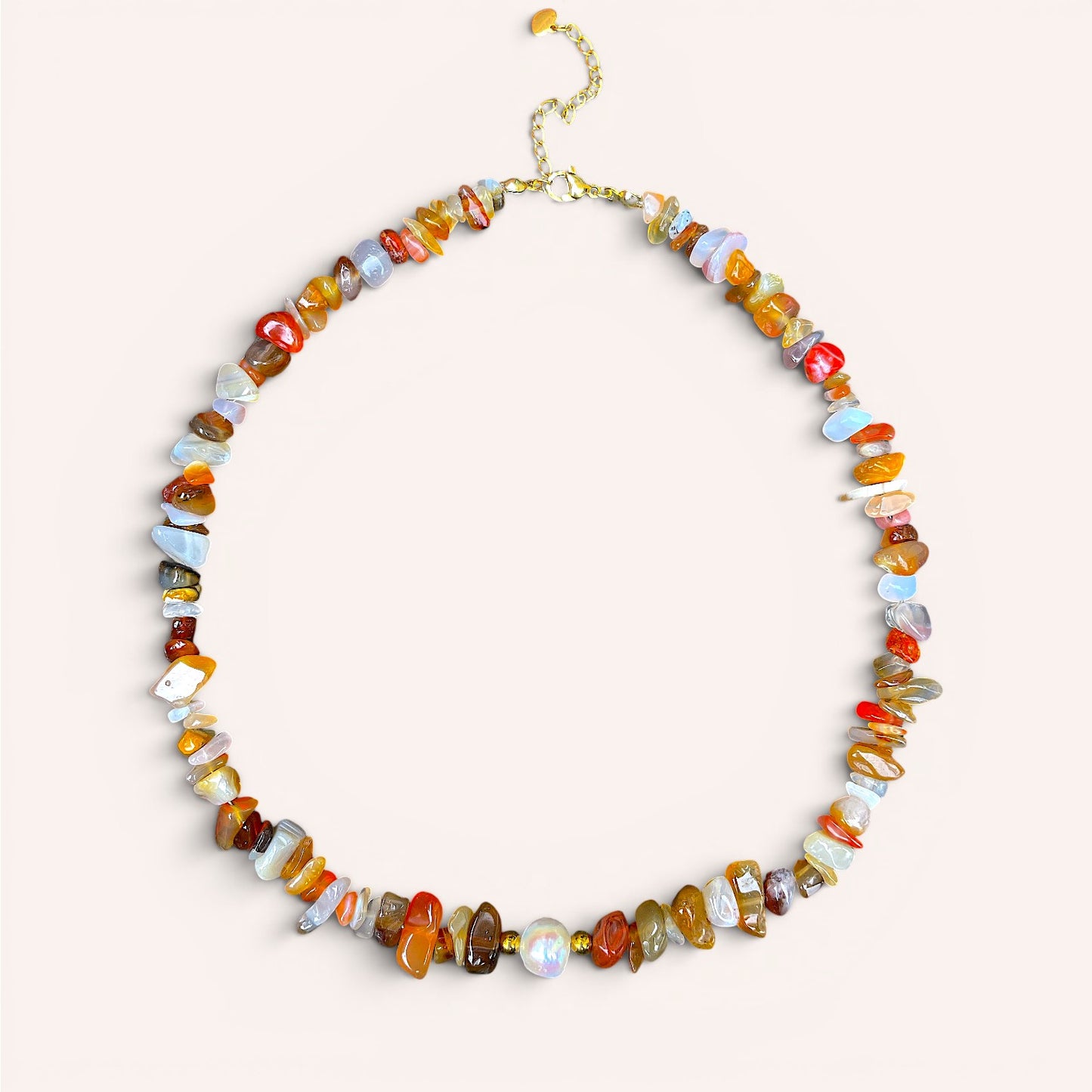 LE COLLIER SAFIA - AGATE