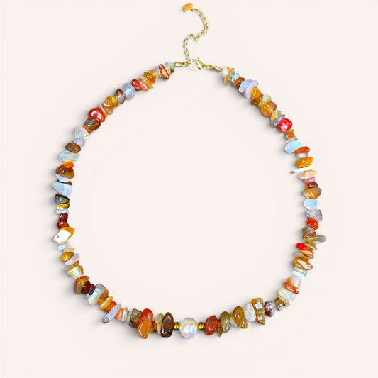 LE COLLIER SAFIA - AGATE