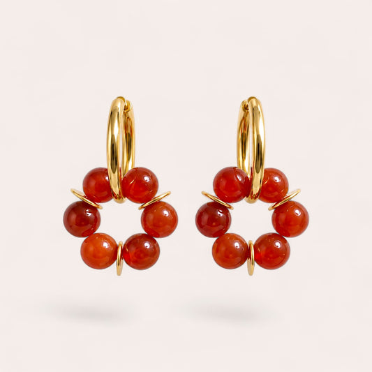 LES BOUCLES LISE - CORNALINE