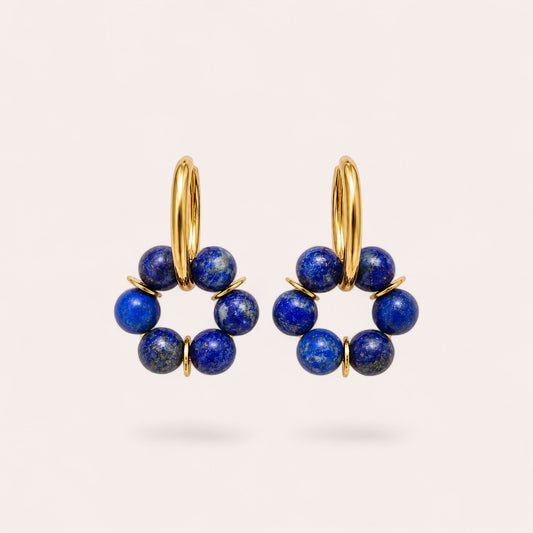 LES BOUCLES LISE - LAPIS LAZULI