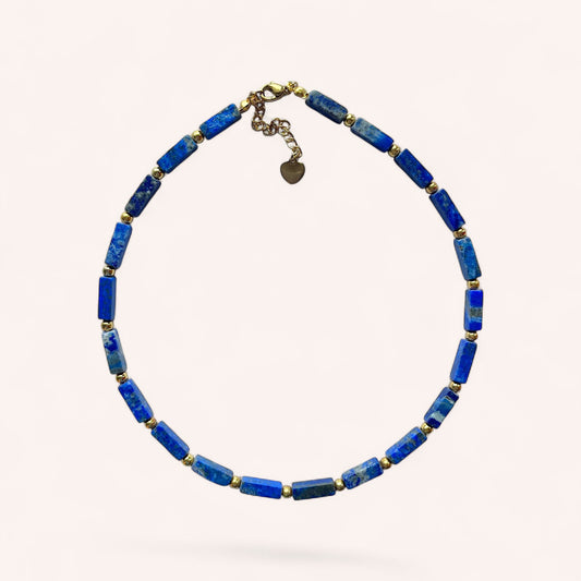 Le collier Adélaide - Lapis Lazuli