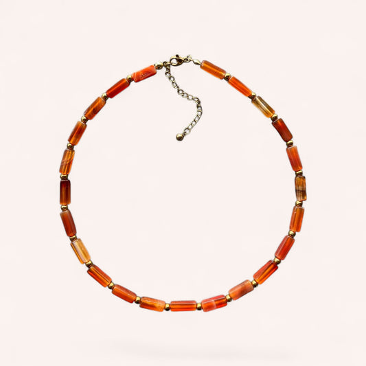 LE COLLIER ADÉLAÏDE - AGATE