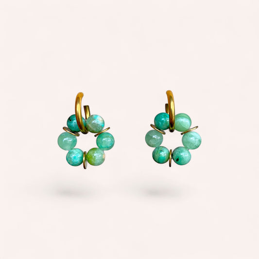 LES BOUCLES LISE - CALCITE VERTE