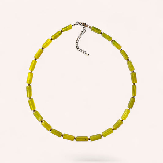 LE COLLIER ADÉLAÏDE - NÉPHRITE